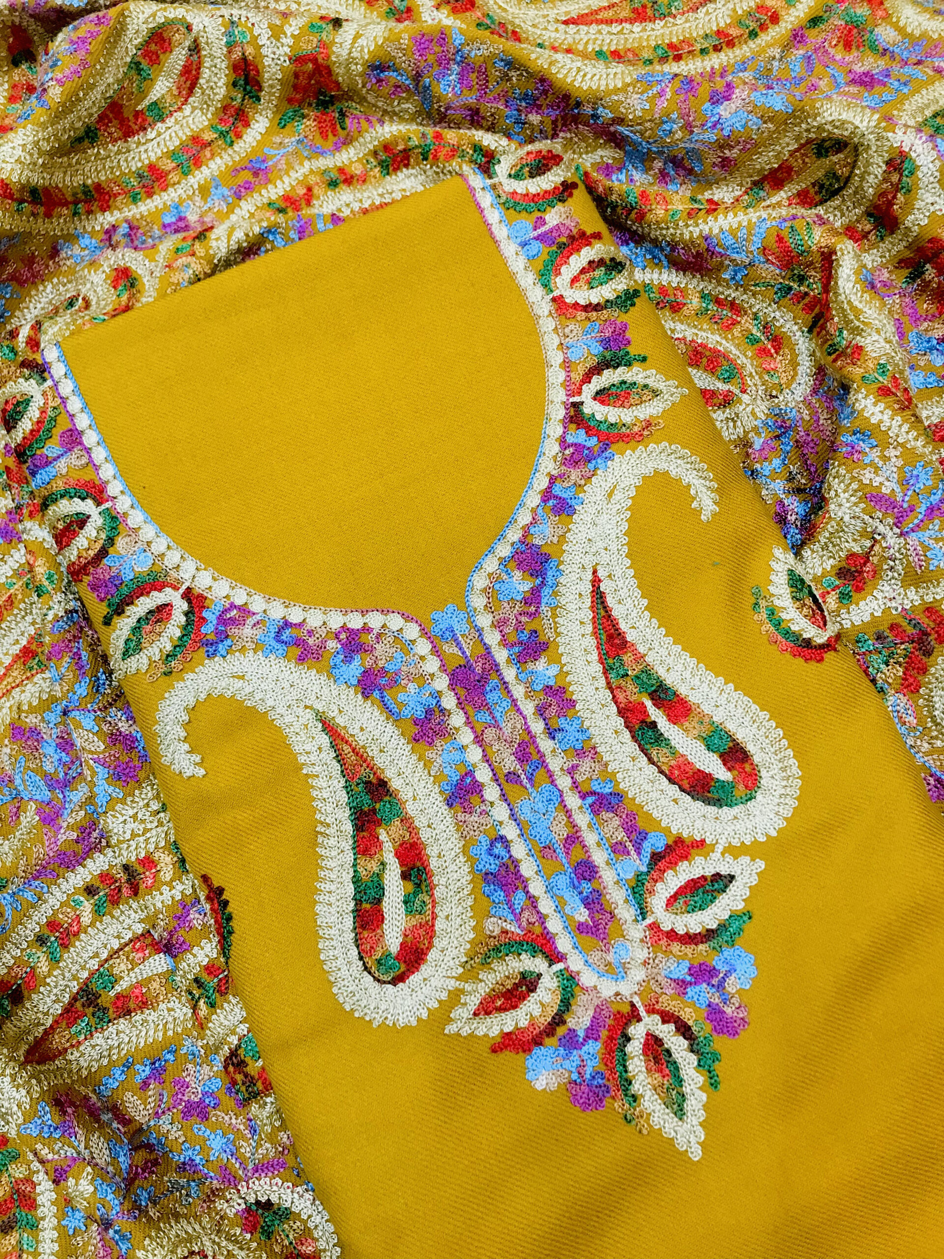 Kashmiri Aari Embroidery Suits