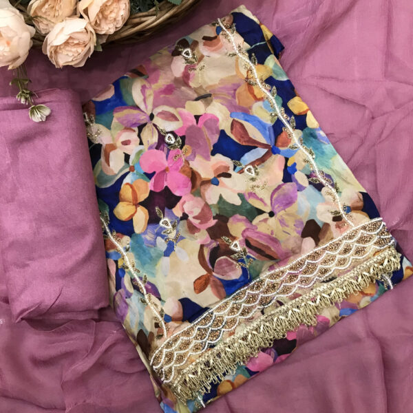 Crepe Silk Suit Sets