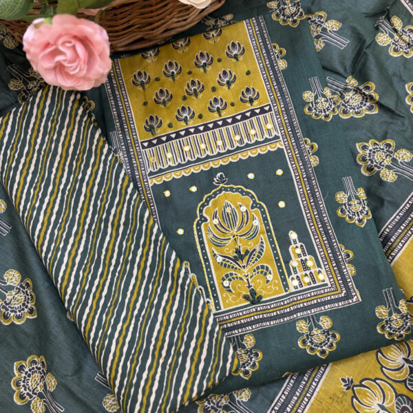 premium wine colour chanderi silk suit with resham embroidery